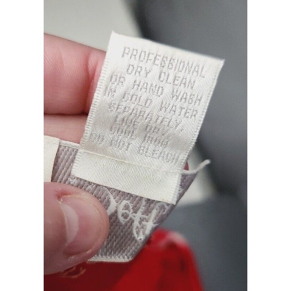 Soft Surroundings 100% Silk Hot Pink Red Tie Dye Button Up Tunic Top Size M - Picture 9 of 9